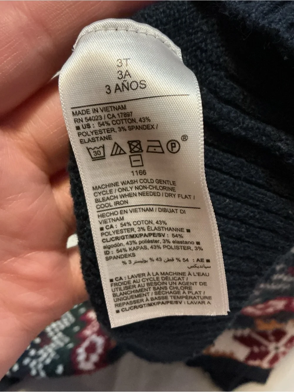 Old Navy boys 3T dog sweater